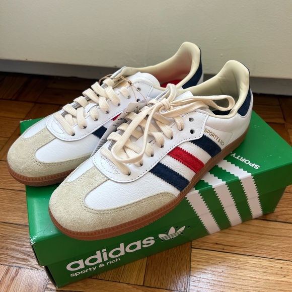 NWT Sporty and Rich Adidas Sambas - Picture 3 of 5